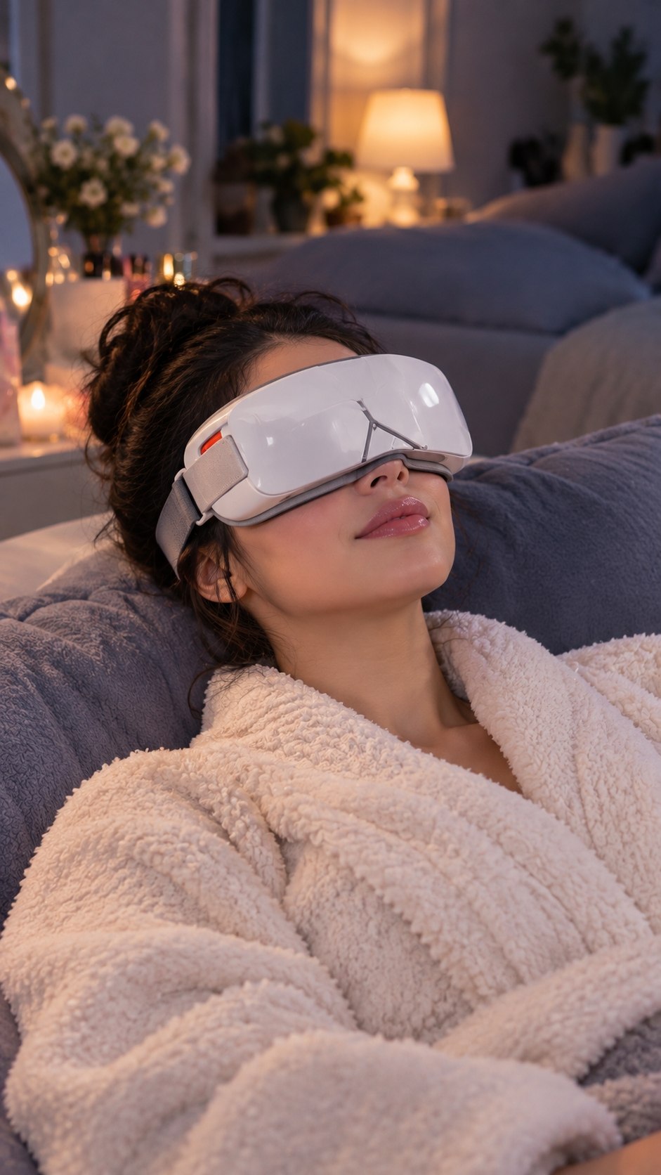 massage des yeux